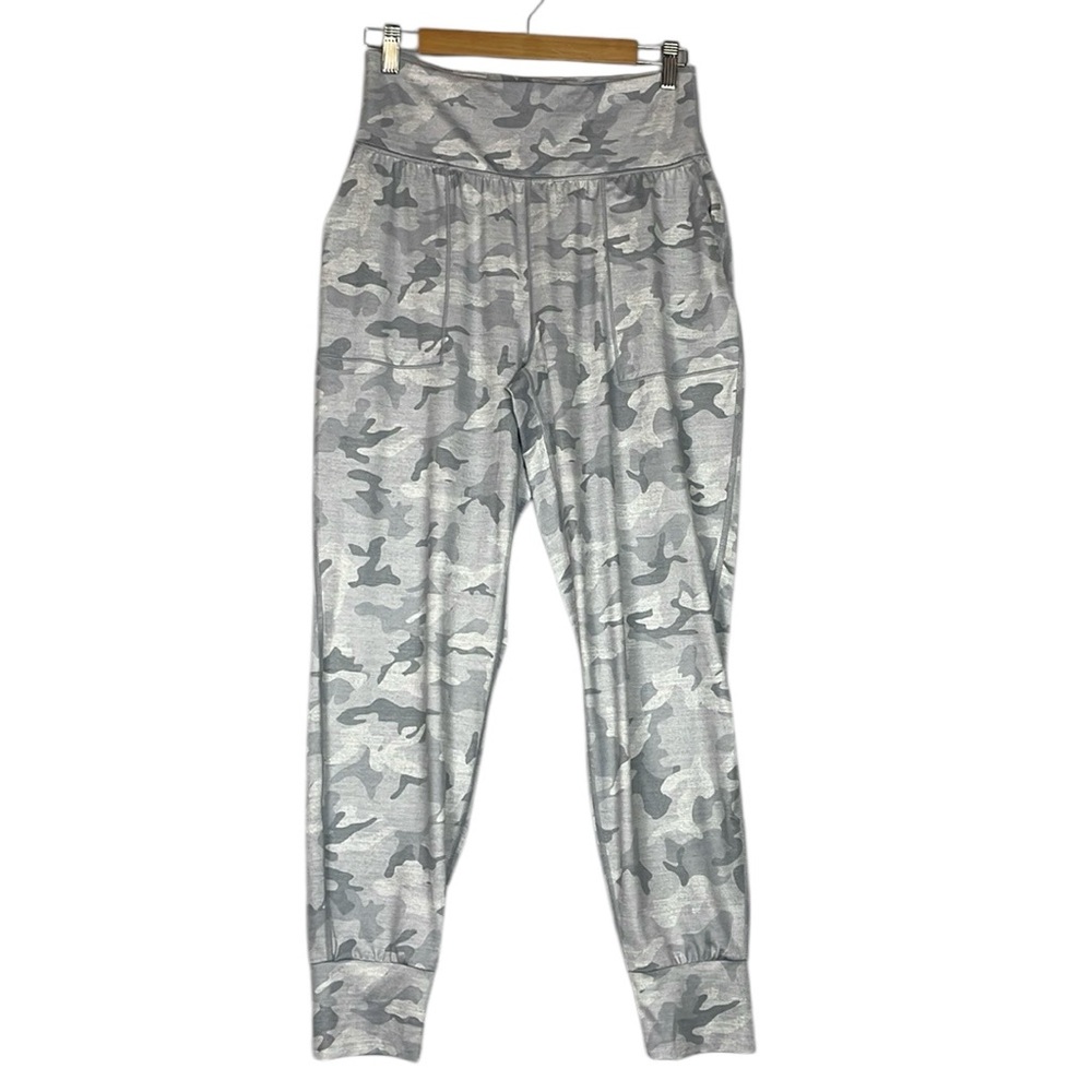 Gap Fit Eclipse gray camo joggers comfort athleisure